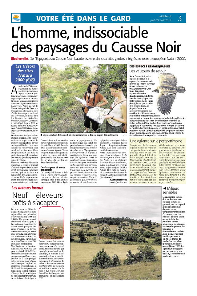 article Causse Noir ML article Causse Noir ML